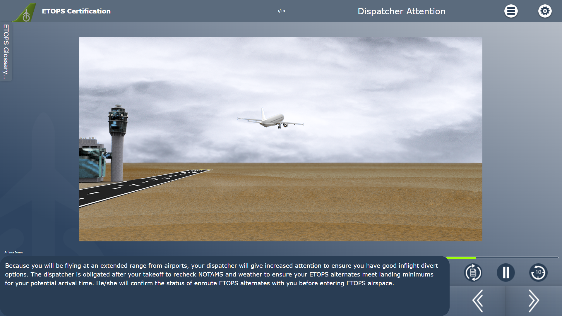 ETOPS - dispatcher attention