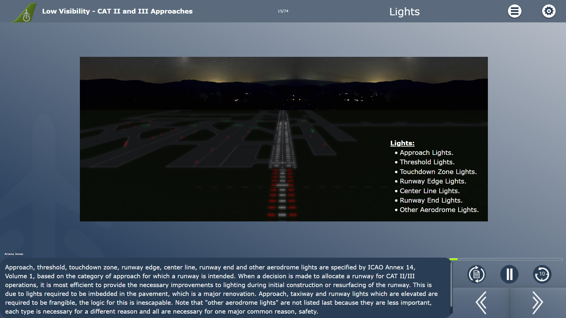 low visibility - lights