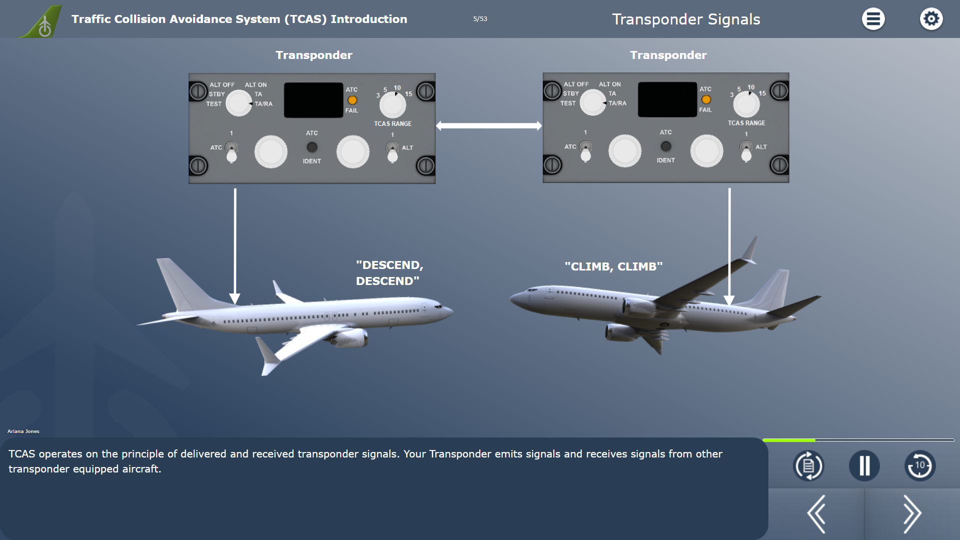 tcas - transponder signals