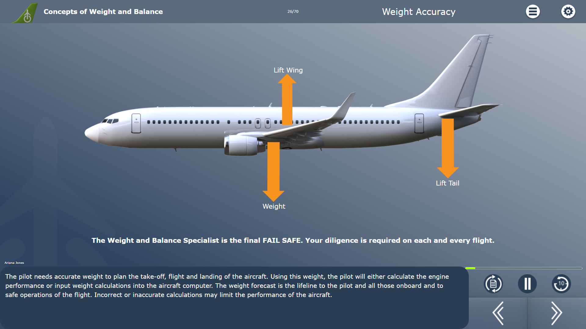 weight & balance - weight accuracy