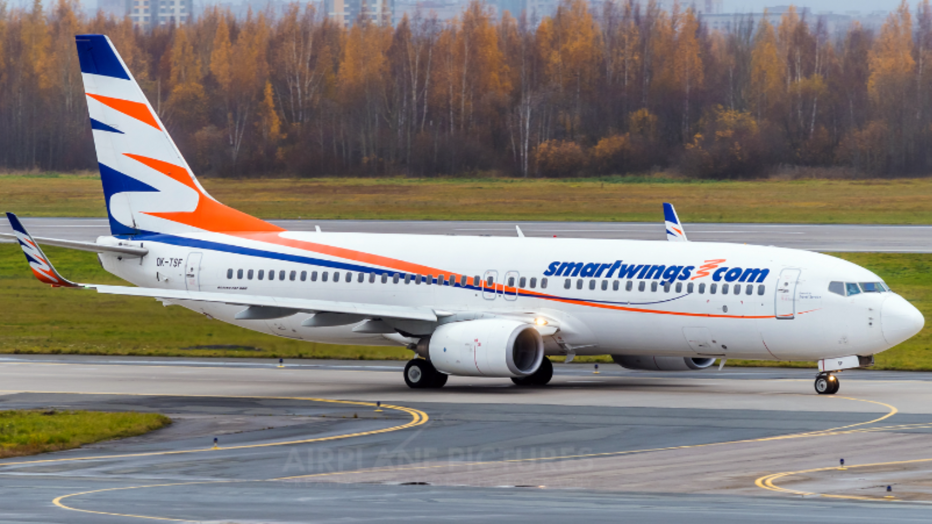 Smartwings Airplane on runway