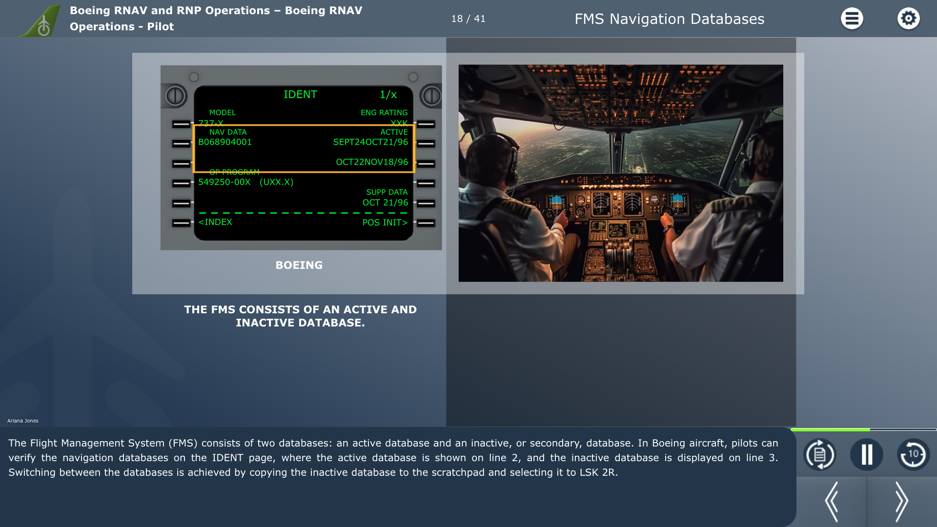 RNAV_RNP_FMS Nav Database